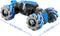 RC Stunt Car, Blue: Gesture Remote Control, Lights, Music, 360° Flips, Tail Spray - Exciting Hand-Controlled Gift for 8-12 Year-olds on Birthdays, Holidays, Christmas
